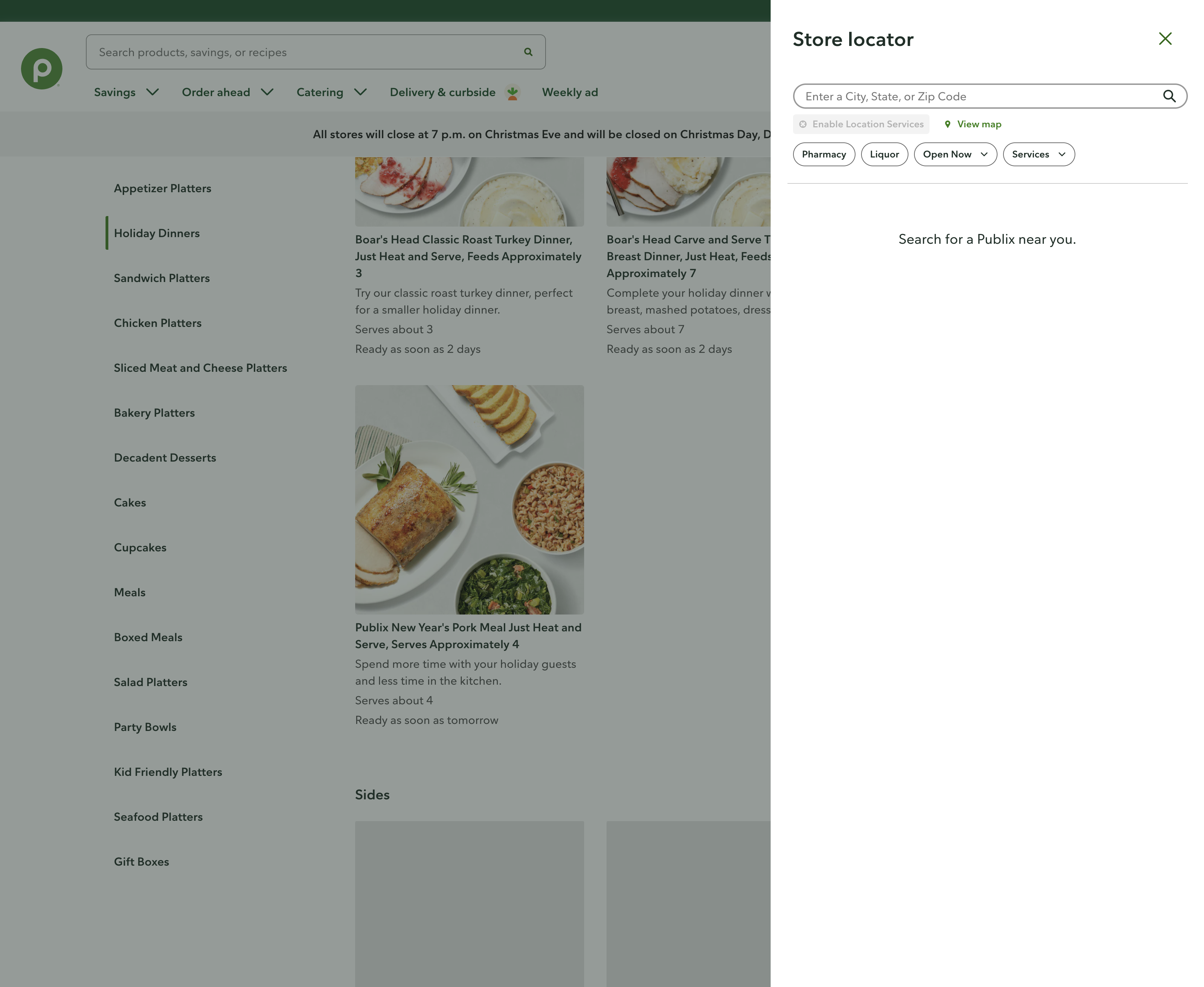 Publix Catering Design 3